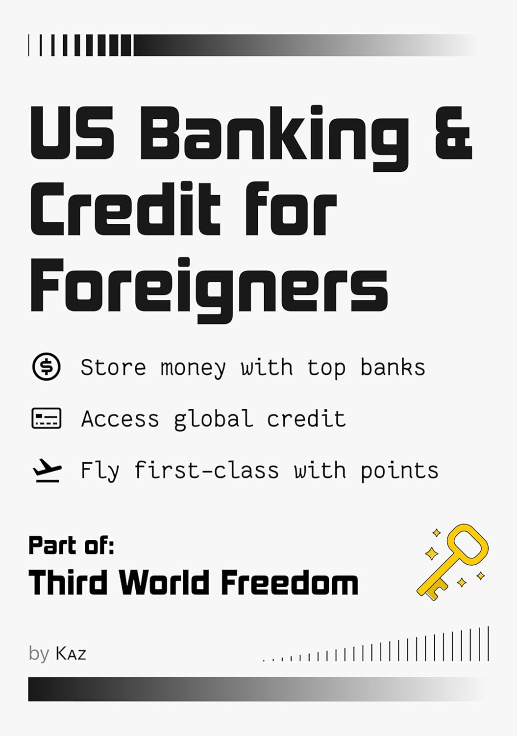 US Banking & Credit for Foreigners’ Cover
